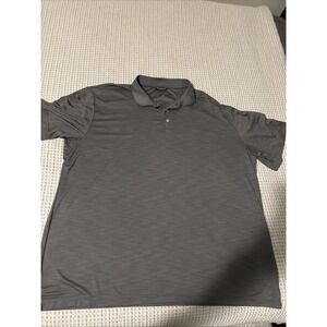 Chaps‎ 78 Performance Golf Polo Shirt Gray Size XXL Stay Dry Short Sleeve